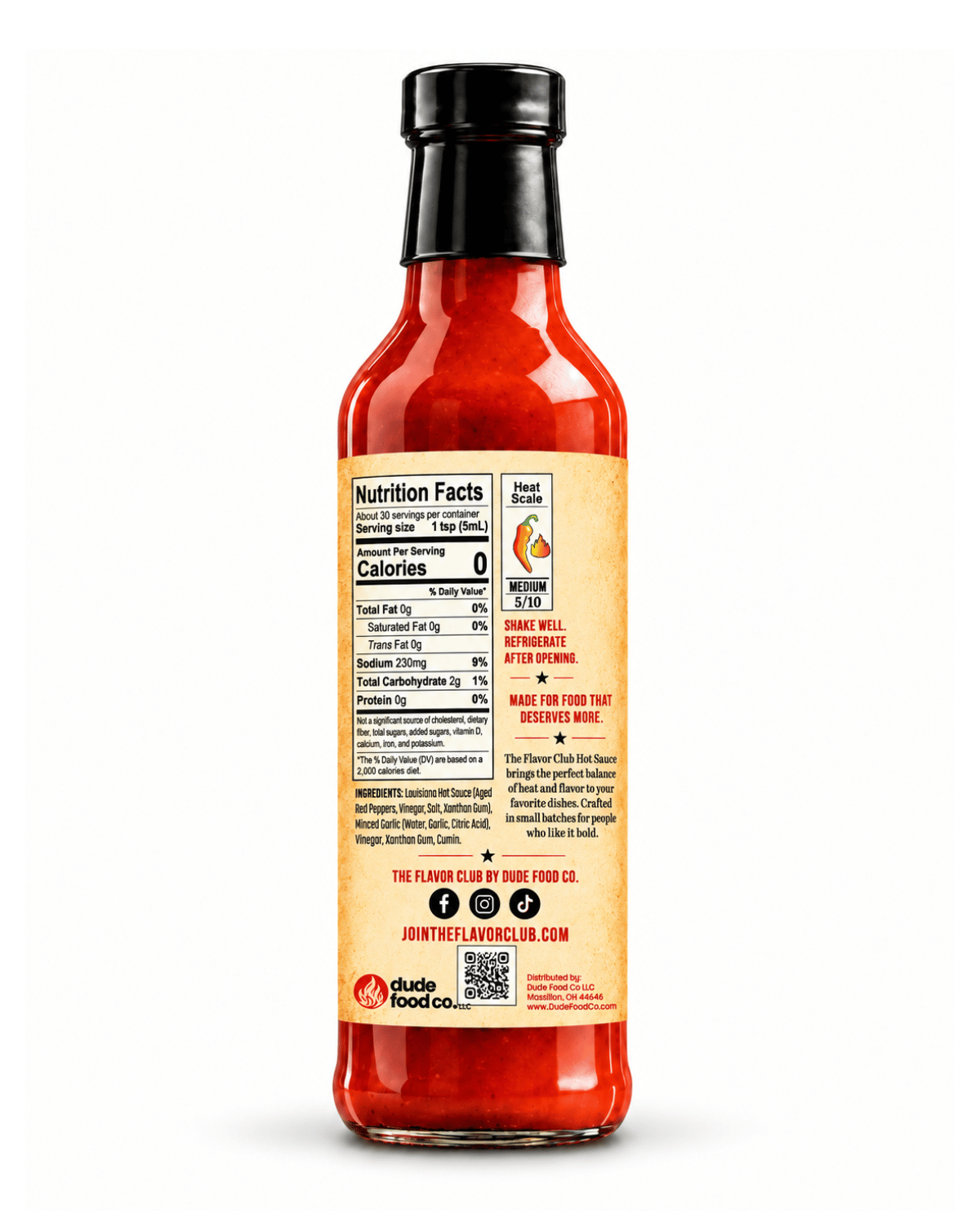Garlic Red Hot Sauce